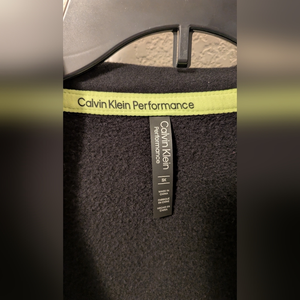 Calvin Klein Black Half Zip Hoodie - Picture 4 of 8